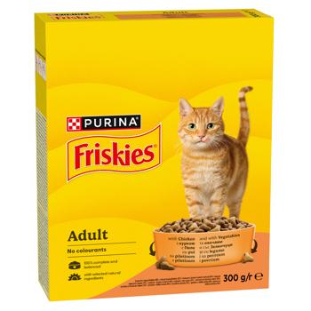 Корм сухой Friskies с курицей и овощами для взрослых кошек 300г - купить, цены на КОСМОС - фото 3