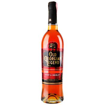 Напиток коньячный Old Georgian Legend Вишня-шоколад 36% 0,5л