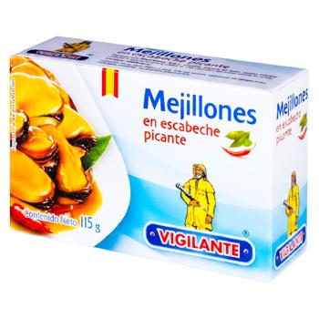 Мiдii Vigilante в розсолі 115г - купити, ціни на Grono - фото 1