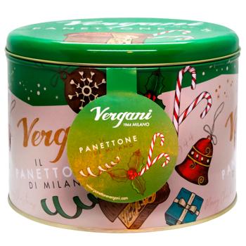 Панеттоне Vergani з шоколадом та фісташками 750г