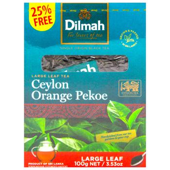 Чай черный Dilmah Ceylon Orange Pekoe крупнолистовой 100г - купить, цены на Чудо Маркет - фото 5