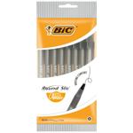 Ручка Bic Round Stic кулькова чорний 1.0мм 8шт