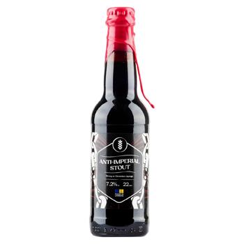 Пиво Mova Anti-Imperial Stout темне 0,33л. бут. - купити, ціни на Grono - фото 1