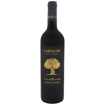 L'arnaude Rouge IGP Red Dry Wine 13% 0.75l - buy, prices for COSMOS - photo 1