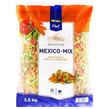 Metro Chef Frozen Mexican Vegetables Mix 2.5kg