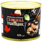 Свинина Auchan тушеная 525г