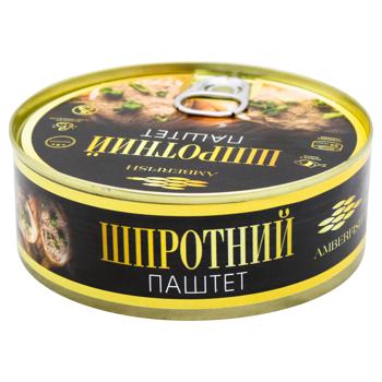 Amberfish Sprat Pate with Key 240g - buy, prices for MegaMarket - photo 1