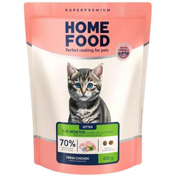 Home Food Dry Food with Chicken for Kittens 400g - buy, prices for MasterZoo - photo 1