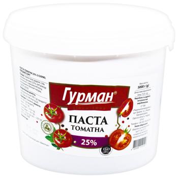 Gurman Tomato Paste with Salt 25% 5kg - buy, prices for - photo 1