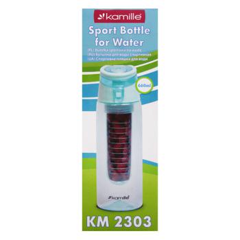 Kamille Sports Bottle for Water 660ml - buy, prices for - photo 2