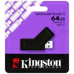 Kingston DataTraveler Exodia S 64GB USB 3.2 Gen 1 Black Flash Drive