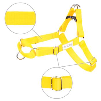 Amiplay Samba Easy Go Polypropylene Harness for Dogs 65-95cm/25mm Yellow - buy, prices for MasterZoo - photo 3