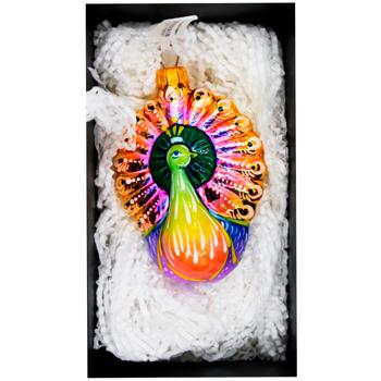 Украшение ёлочное Різдвяні Історії Сказочный Павлин - купить, цены на - фото 4