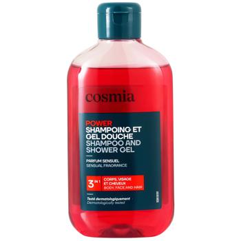 Cosmia Power Shampoo-Shower Gel for Men 3in1 250ml - buy, prices for Auchan - photo 1