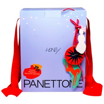Панеттоне Honey Персик-маракуйя-молочный шоколад 1кг - купить, цены на WINETIME - фото 2