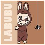 Ideyka Hide and Seek Labubu Painting by Numbers 25x25cm