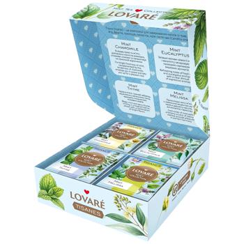 Чай трав'яний Lovare Assorted Tisanes Mint Collection 1,5г х 32шт - купити, ціни на МегаМаркет - фото 3
