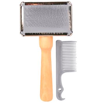 Trixie Brush + Comb for Grooming Cats 13x6cm