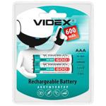 Аккумулятор Videx ААА HR03 600mAh 2шт