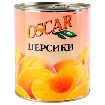 Персики Oscar половинки в легком сиропе 850мл - купить, цены на МегаМаркет - фото 1