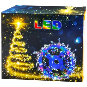 Гирлянда электрическая медная проволока холодный белый 1000 лампочек 25м - купить, цены на Таврия В - фото 1