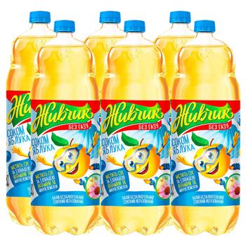 Zhyvchyk Apple Juice-Containing Non-Carbonated Drink 2l - buy, prices for COSMOS - photo 2