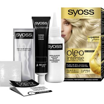 Крем-краска Syoss Oleo Intense 9-10 Яркий Блонд - купить, цены на МегаМаркет - фото 4