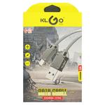 Klgo Data Transfer Сable 1m USB-IOS, S-12