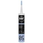 Selsil Silicone Sealant for Kitchen and Bathroom White 280ml