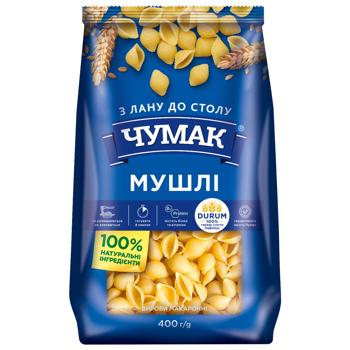 Макаронні вироби Чумак Мушлі 400г - купити, ціни на За Раз - фото 1