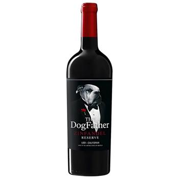 Вино Mare Magnum Zinfandel Dogfather красное сухое 13,5% 0,75л - купить, цены на МегаМаркет - фото 1