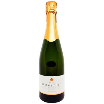 Cava Nuviana Sparkling White Wine Brut 11.5% 0.75l - buy, prices for Vostorg - photo 1