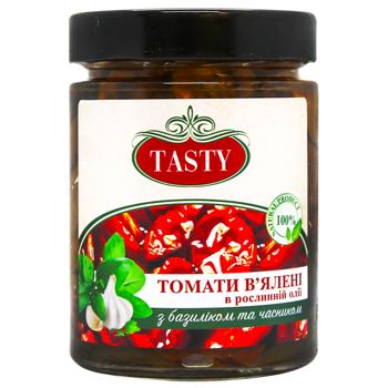 Tasty Dried Tomatoes with Basil and Garlic 294g