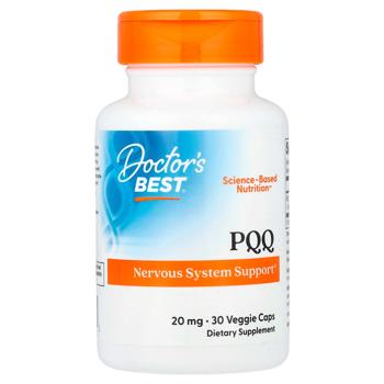 Doctor's Best PQQ Pyrroloquinoline Quinone 20mg 30 capsules