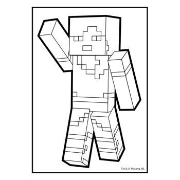 Yes Minecraft Coloring Book with Stickers А4 8 pages - buy, prices for - photo 2
