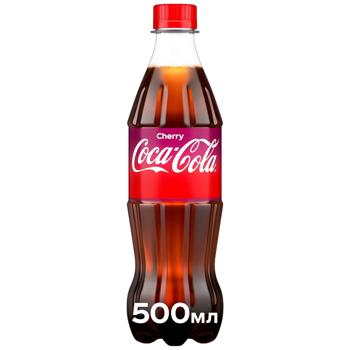 Coca-Cola Cherry Carbonated Drink 0.5l - buy, prices for Torba - photo 1