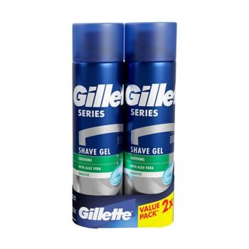Гель для бритья Gillette Series Успокаивающий 200мл - купить, цены на Таврия В - фото 2