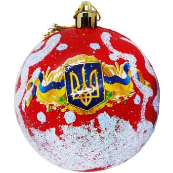Шар елочный Национальная символика 8см - купить, цены на Auchan - фото 4