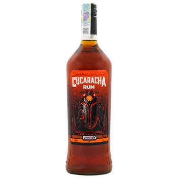 Напій алкогол. на основі рому Cucaracha Spicy Orange 35% 1 л - купити, ціни на AlcoHub - фото 1