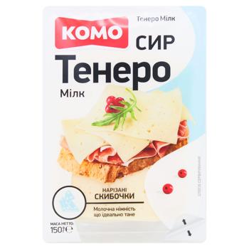 Сыр Комо Тенеро Милк нарезанный 50% 150г - купить, цены на NOVUS - фото 1