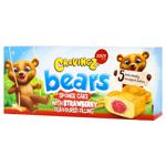 Пирожное Cravingz Bears бисквитное со вкусом клубники 200г