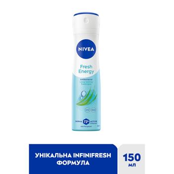 Nivea Fresh Energy Spray Antiperspirant with Lemongrass Extract 150ml - buy, prices for - photo 3