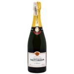 Taittinger Brut Reserve White Brut Champagne + 2 Glasses 12.5% 0.75l