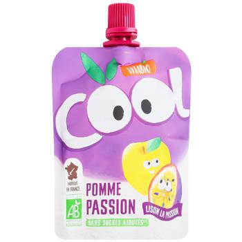 Vitabio Cool Fruits Organic Puree with Apple and Passion Fruit 90g