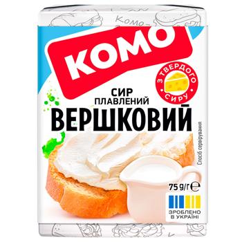 Komo Creamy Processed Cheese 35% 75g - buy, prices for COSMOS - photo 1