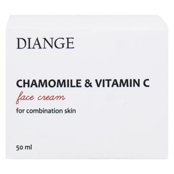 Крем д/обличчя Diange 50 мл з ромашкою та віт С д/норм шк - купить, цены на КОСМОС - фото 5