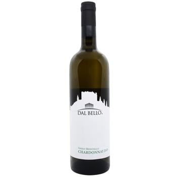 Вино Dal Bello Asolo Montello Chardonnay біле сухе 12,5% 0,75л - купити, ціни на WINETIME - фото 1