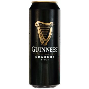 Guinness Draught Dark Beer 4.2% 0.44l - buy, prices for Ideal - photo 1