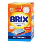Таблетки для посудомийних машин Brix All-in-One 22шт