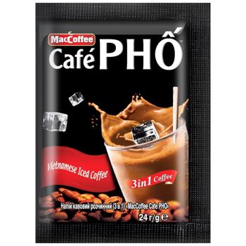 Напій кавовий МасCoffee Cafe PHO 3в1 24г - купити, ціни на КОСМОС - фото 1